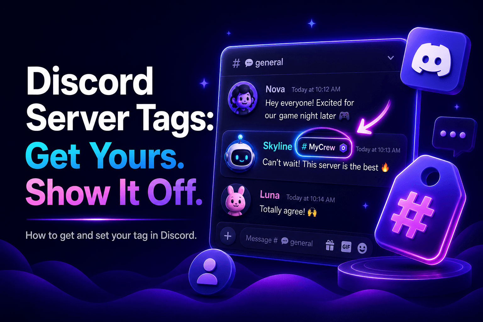 A Discord username with a small 4-character server tag badge displayed next to it in a chat message